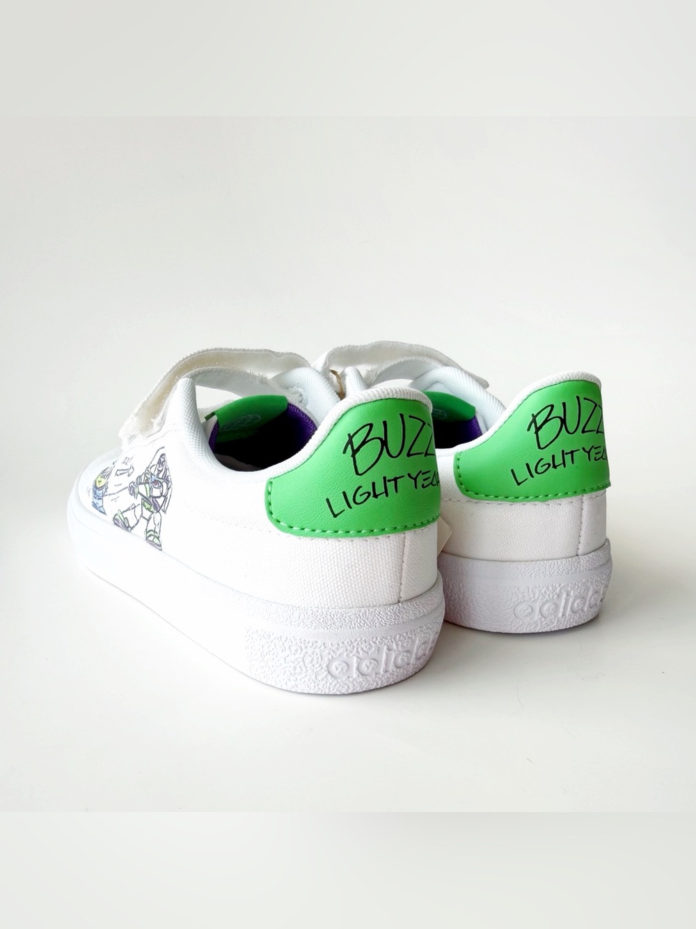 Adidas Toy Story Vulc Raid3r Buzz Lightyear Shoes Kids 3 Sneakers Disney - Picture 5 of 13